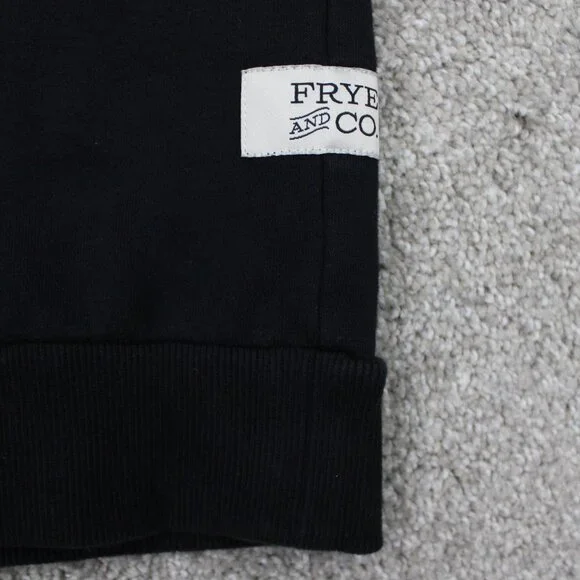 Frye and Co Sweatshirt Adult 2XL XXL Black 1/4 Zip L/S Pullover Sweatshirt q zip - Picture 6 of 15